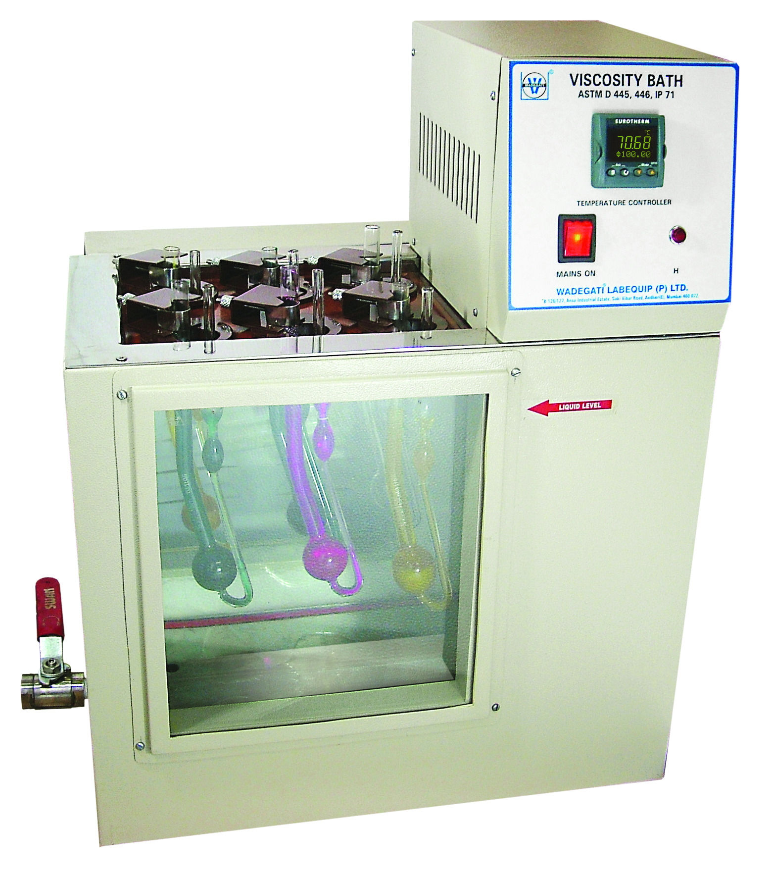 VISCOSITY BATH & VACUUM SETUP